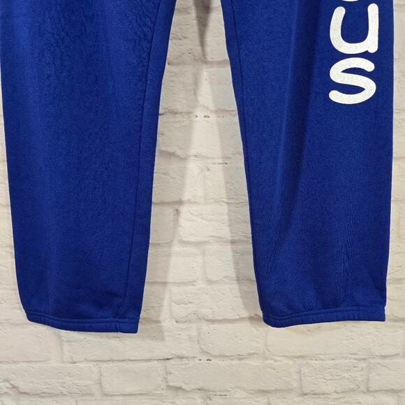M Planet Gold Y2K Blue Fabulous Low Rise Cropped Sweatpants Joggers NWT Size M - Picture 3 of 8